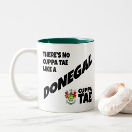 Landkreis Donegal Irland Zwei-Tonen-Kaffee-Tasse Zweifarbige Tasse