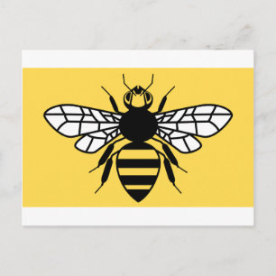 Landkreis Flag Greater Manchester Postkarte