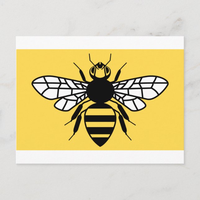 Landkreis Flag Greater Manchester Postkarte (Vorderseite)
