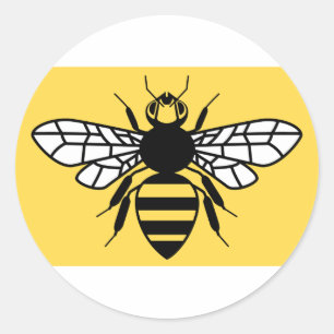 Landkreis Flag Greater Manchester Runder Aufkleber