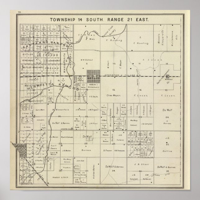 Landkreis Fresno, Kalifornien 13 Poster (Vorne)