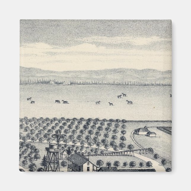 Landkreis Fresno, Kalifornien 20 Magnet (Vorne)