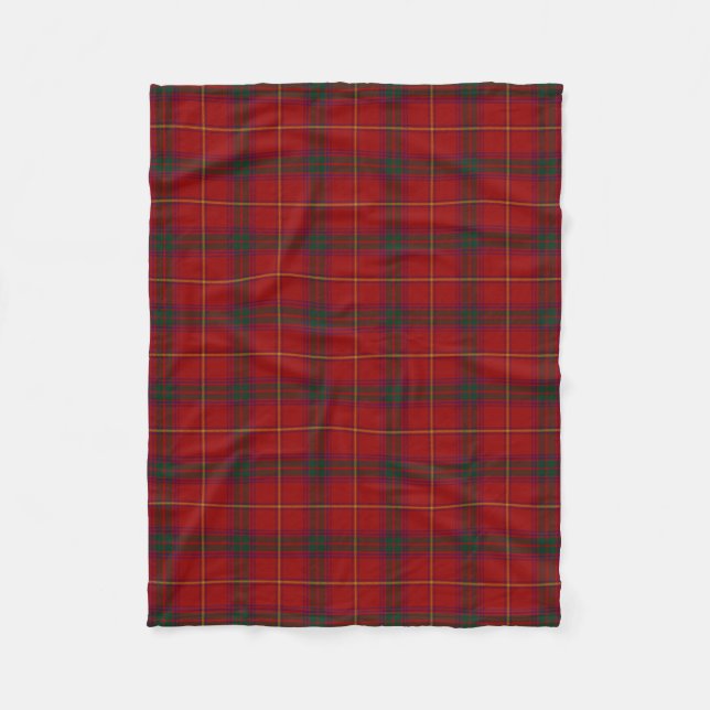 Landkreis-Galway-IrenTartan Fleecedecke (Vorderseite)