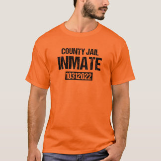 Landkreis Gefängnisinsasse Halloween-Kostüm T-Shirt