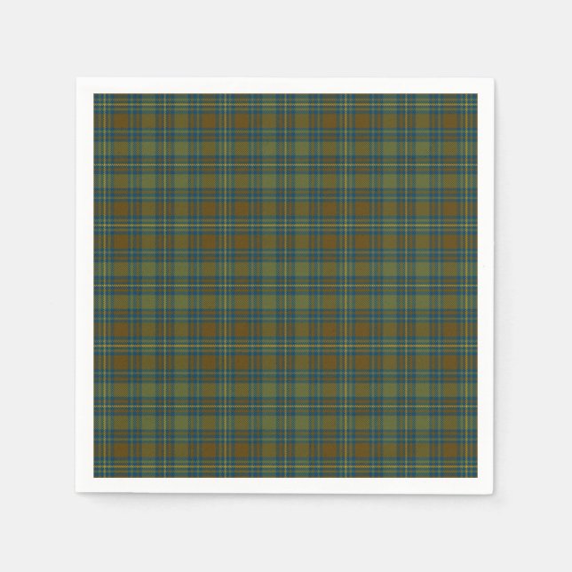 Landkreis Kerry Irish Tartan Serviette (Vorderseite)