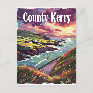 Landkreis Kerry Irland Postkarte