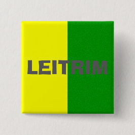 Landkreis Leitrim Flag Abzeichen Button