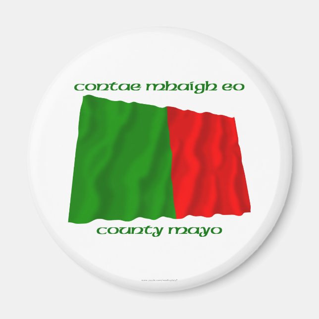 Landkreis Mayo Colors Magnet (Vorne)
