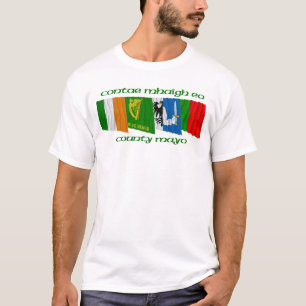 Landkreis-Mayo-Flaggen T-Shirt