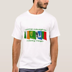Landkreis-Mayo-Flaggen T-Shirt