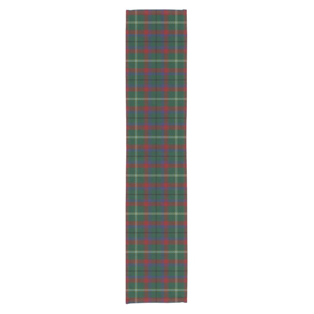 Landkreis-Mayo-IrenTartan Kurzer Tischläufer (Vorderseite)