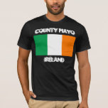 Landkreis Mayo, Irland mit irischer Flagge T-Shirt<br><div class="desc">Landkreis Mayo,  Irland mit irischer Flagge</div>