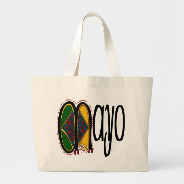 Landkreis-Mayo-Tasche Jumbo Stoffbeutel (Vorne)