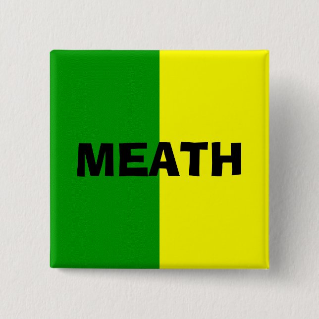 Landkreis Meath Flag Abzeichen Button (Vorderseite)