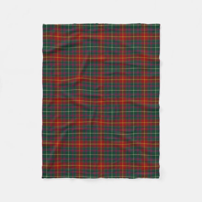 Landkreis Meath IrenTartan Fleecedecke (Vorderseite)