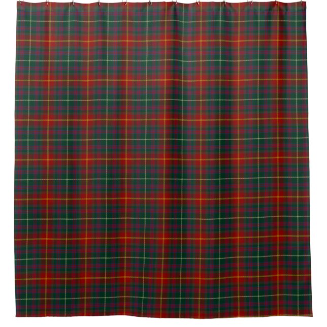 Landkreis Meath irischer Tartan-Duschvorhang Duschvorhang (Vorderseite)