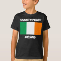 Landkreis Meath, Irland mit irischer Flagge Boys