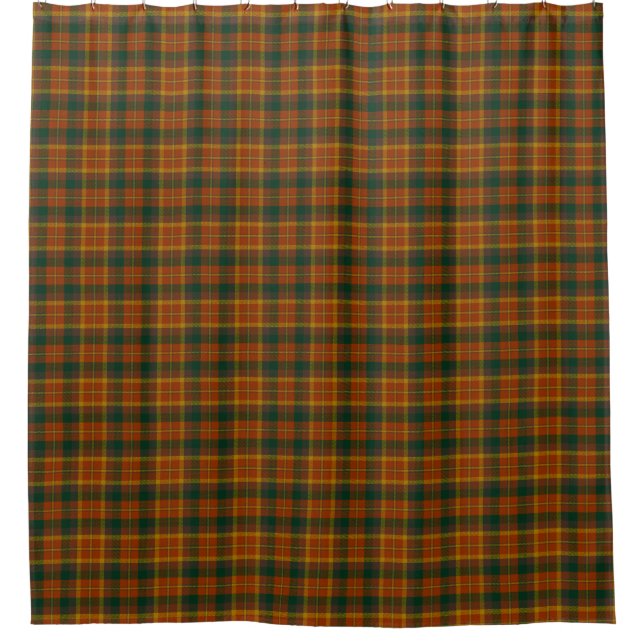 Landkreis Monaghan irischer Tartan-Duschvorhang Duschvorhang (Vorderseite)