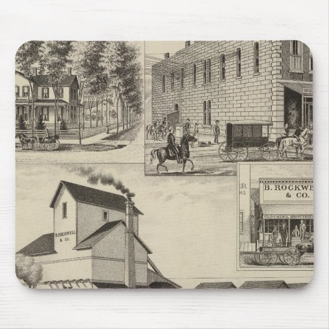 Landkreis Rockwell, Kansas Mousepad (Vorne)