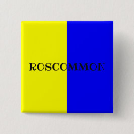 Landkreis Roscommon Flag Abzeichen Button