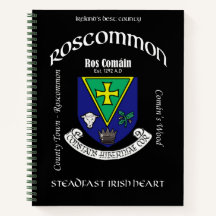 Landkreis Roscommon Ireland Notebook erstellt