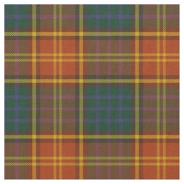 Landkreis Roscommon IrenTartan Stoff (Nahaufnahme)