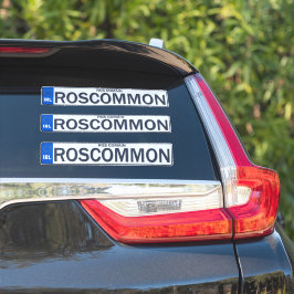 Landkreis Roscommon Irish Reg Plate Decal Stickers Aufkleber
