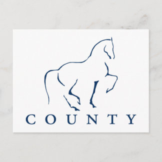 LANDKREIS SADDLERY DRESSAGE POSTKARTE
