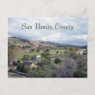Landkreis San Benito Postkarte