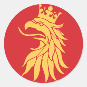 Landkreis Scania (Skåne) Runder Aufkleber