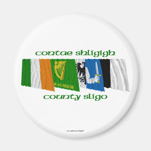 Landkreis-Sligo-Flaggen Magnet