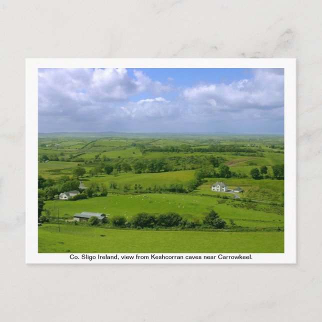 Landkreis Sligo Irland, Carrowkeel Postkarte (Vorderseite)