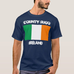 Landkreis Sligo, Irland mit irischer Flagge T-Shirt