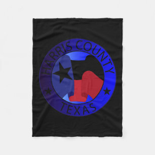 Landkreis Texas Kamala Harris 2024 Wahl Anti Trum Fleecedecke