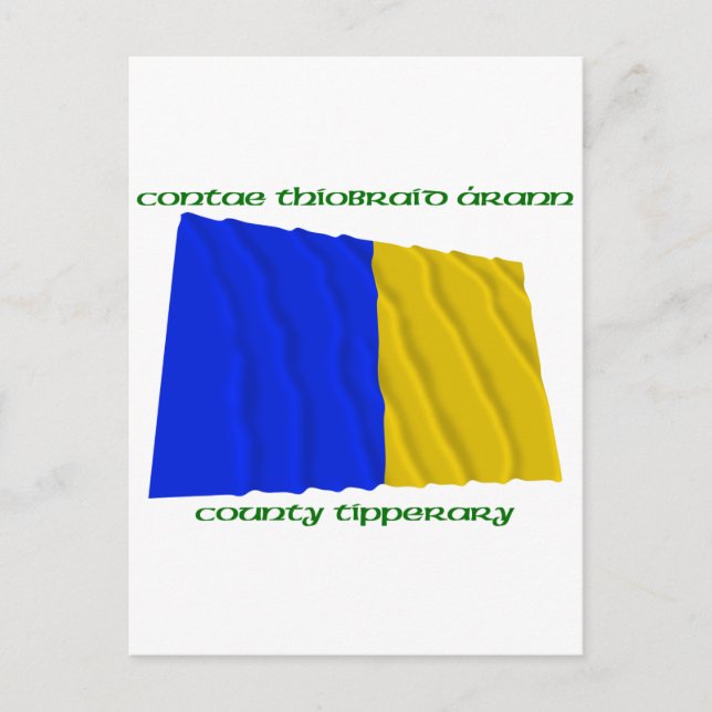 Landkreis Tipperary Colors Postkarte (Vorderseite)