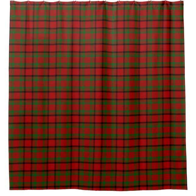 Landkreis Tipperary Irish Tartan Duschvorhang (Vorderseite)