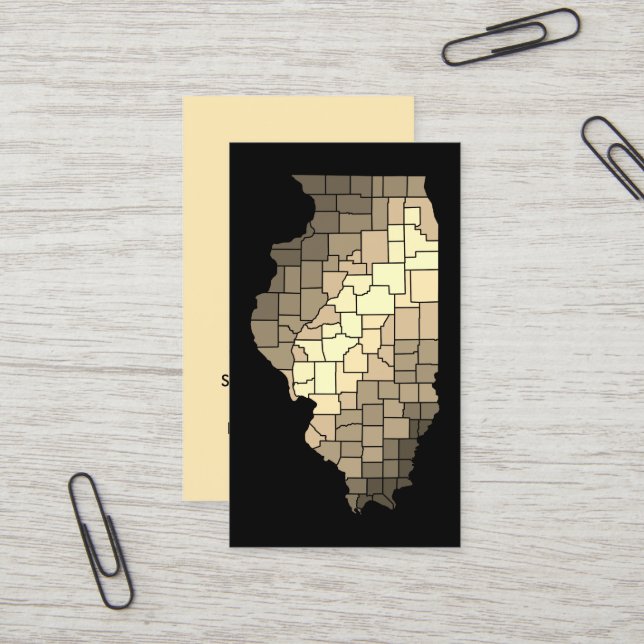 Landkreis Visitenkarte (Vorderseite/Rückseite Beispiel)