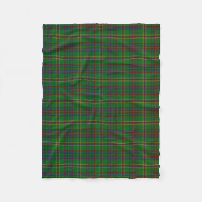 Landkreis Westmeath IrenTartan Fleecedecke (Vorderseite)