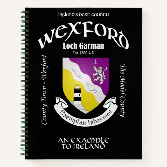 Landkreis Wexford Ireland Notebook Notizbuch (Vorderseite)