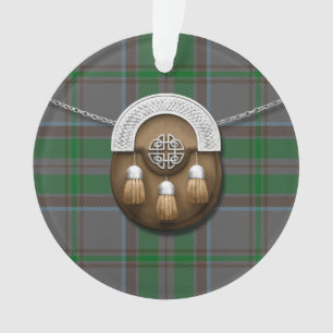 Landkreis-Wicklow irischer Tartan und Sporran Ornament