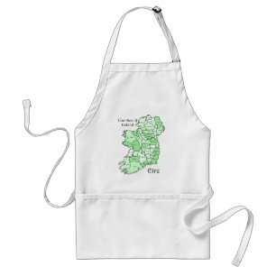 Landkreise von Irland-Karte Schürze