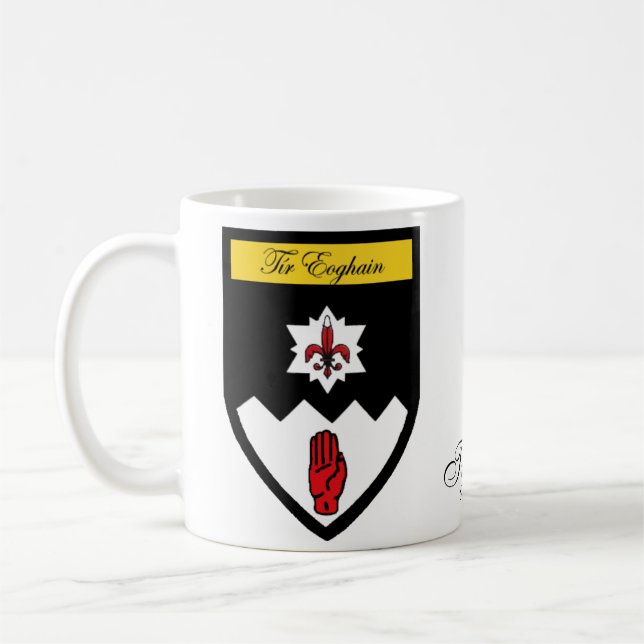 LandkreisTyronekarten-u. -Wappen-Tassen Kaffeetasse (Links)