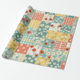 Landküchen-Blumenmuster Geschenkpapier
