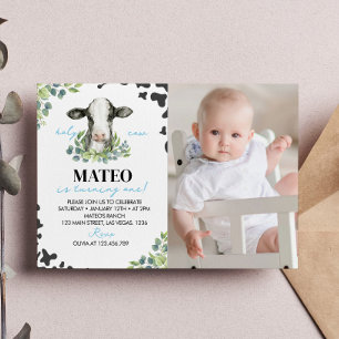 Landkühe Einladung zum ersten Geburtstag Foto