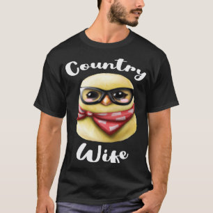 Landleben-Ehefrau für Landwirtin oder Kuhfrau von  T-Shirt