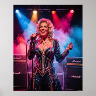 Landleben Glamour unter Bühnenlichtern Poster