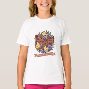 Landleben, Hühnerstiefel-Hähnchen T-Shirt