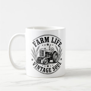 Landleben – Vintage Seele Rustikales Landleben Kaffeetasse
