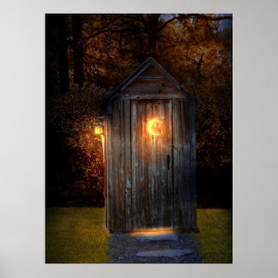 Ländlich - Outhouse - Erledigen Sie die erforderli Poster