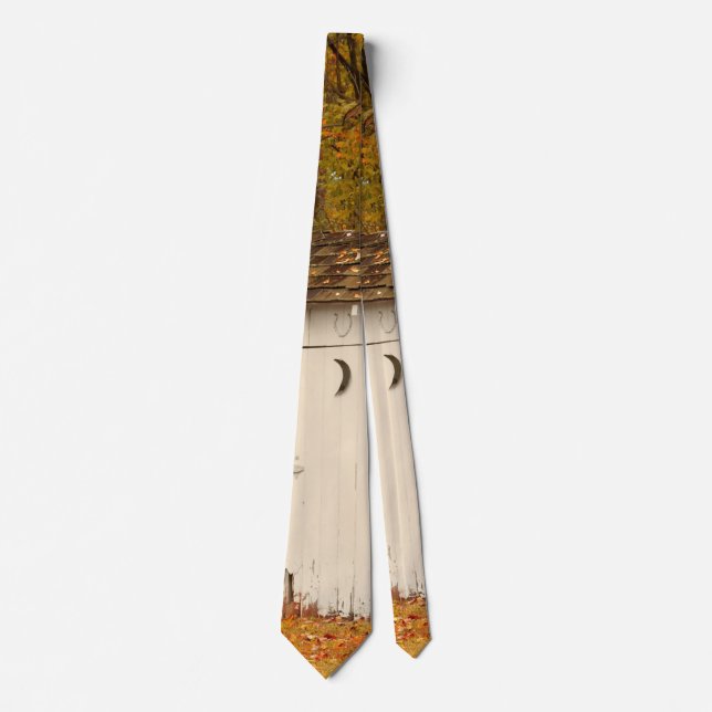 Ländlich - Outhouse - Wenn die Natur ruft Krawatte (Vorderseite)